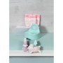 Baby Annabell Set accesorii baie: olita, scutece, suport servetele si dispenser sapun pentru papusi 36 cm si 43 cm